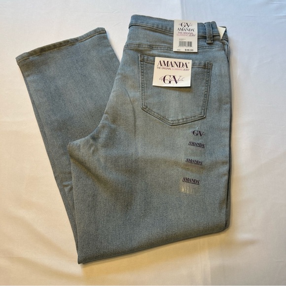 Gloria Vanderbilt Denim - Gloria Vanderbilt Womens Amanda Supreme Stretch Bootcut,Sz 14P Short NWT